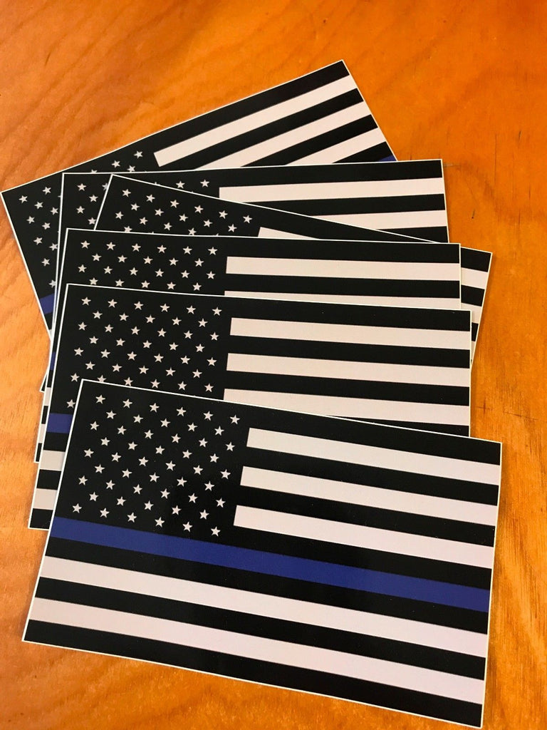 Thin Blue Line Sticker – Haulover Beach